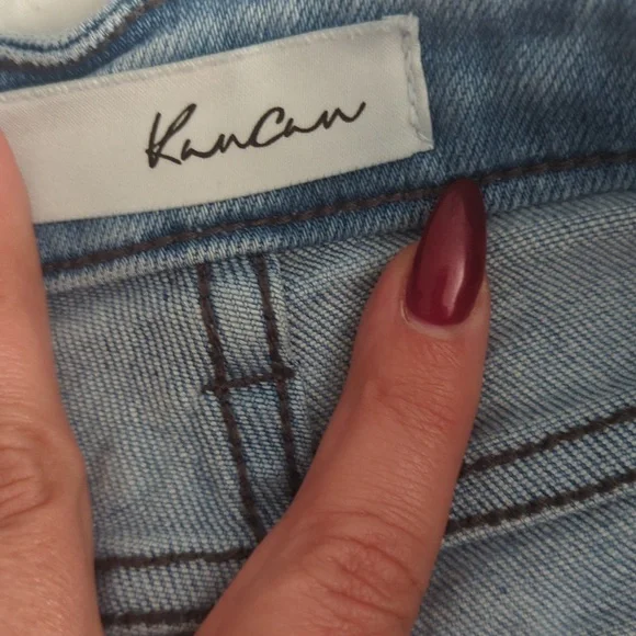 KanCan 28 Distressed Crop Jean - Picture 3 of 9